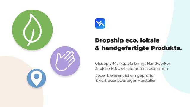 Ökologische, lokale, handgefertigte Dropshipping-Lieferanten