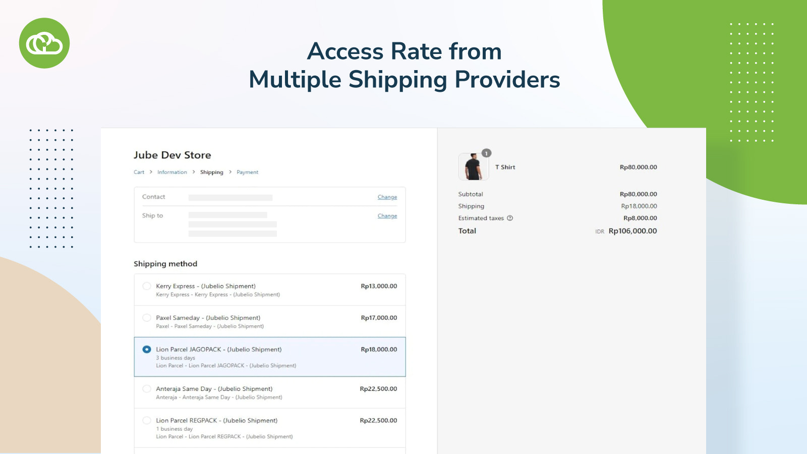 Accede a tarifas de múltiples proveedores de envío