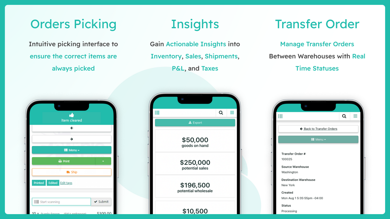 order picking for accurate picking of orders