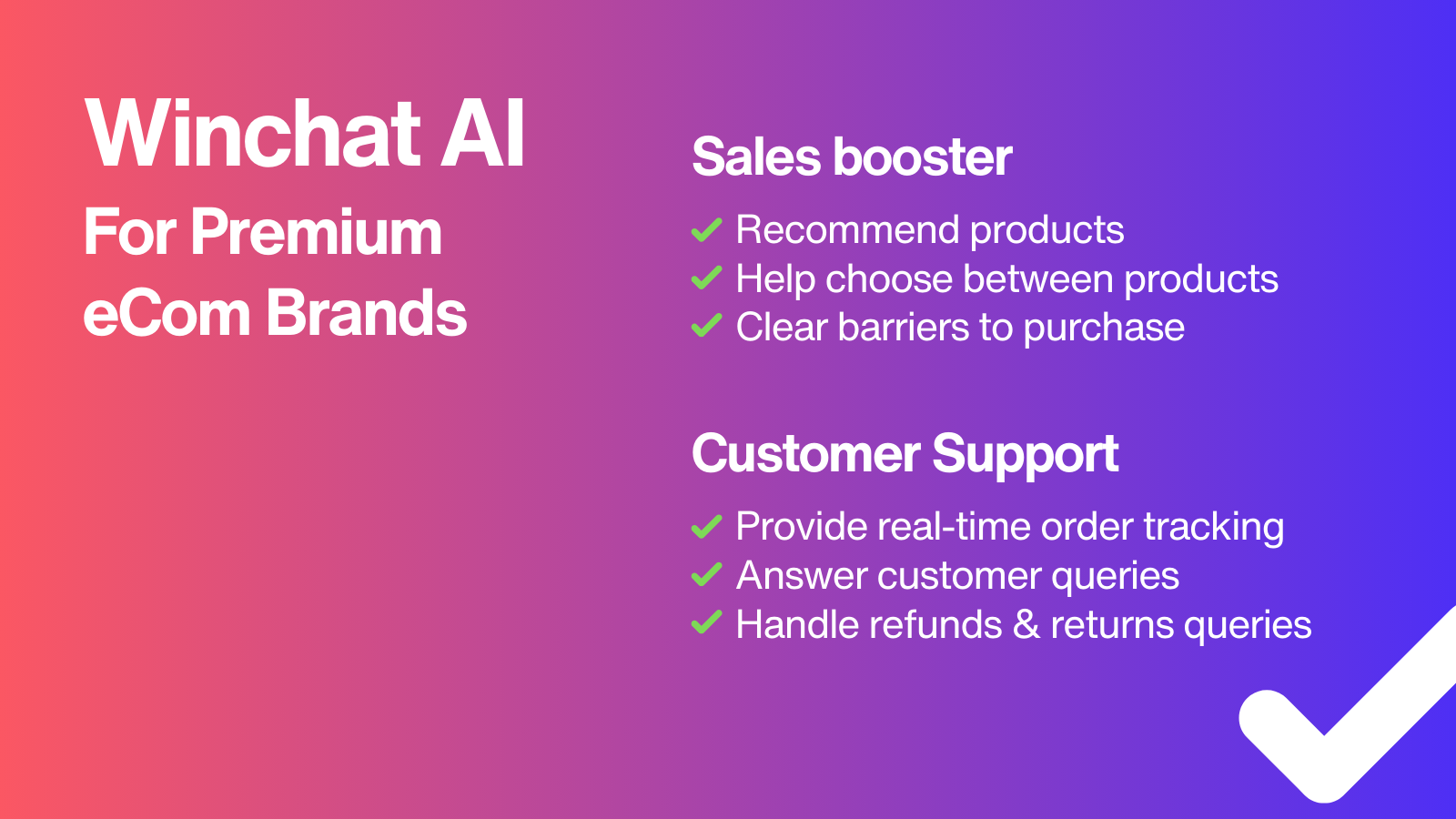 Friendly AI chatbot for human like conversations, boosts sales