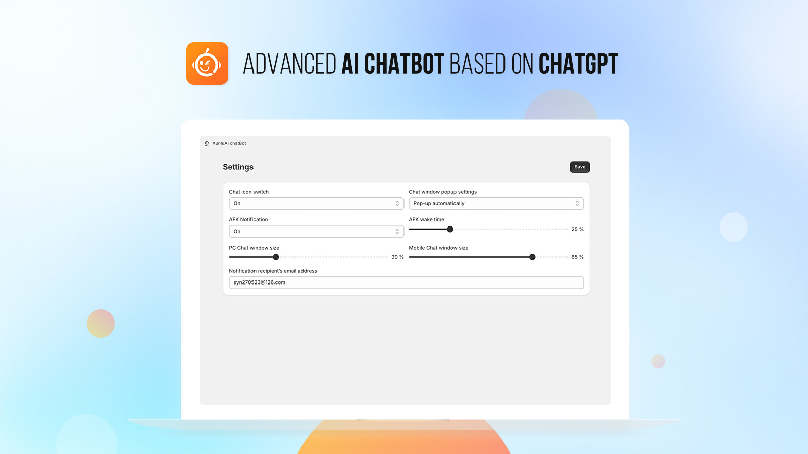 Configuración de XunluAI chatBot