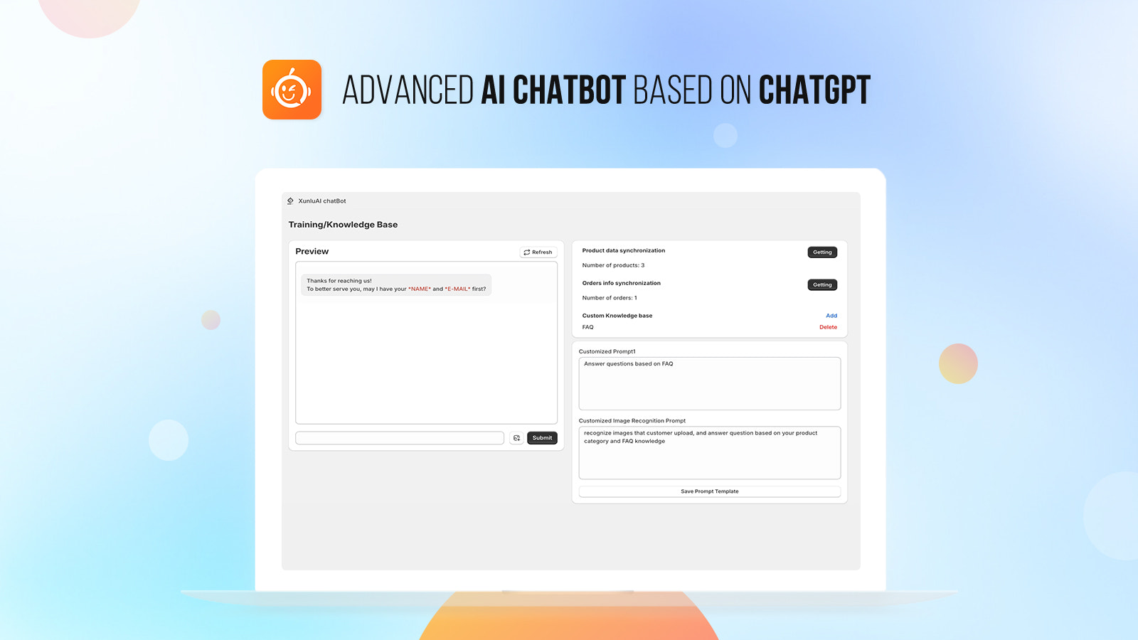 Entrenamiento de XunluAI chatBot