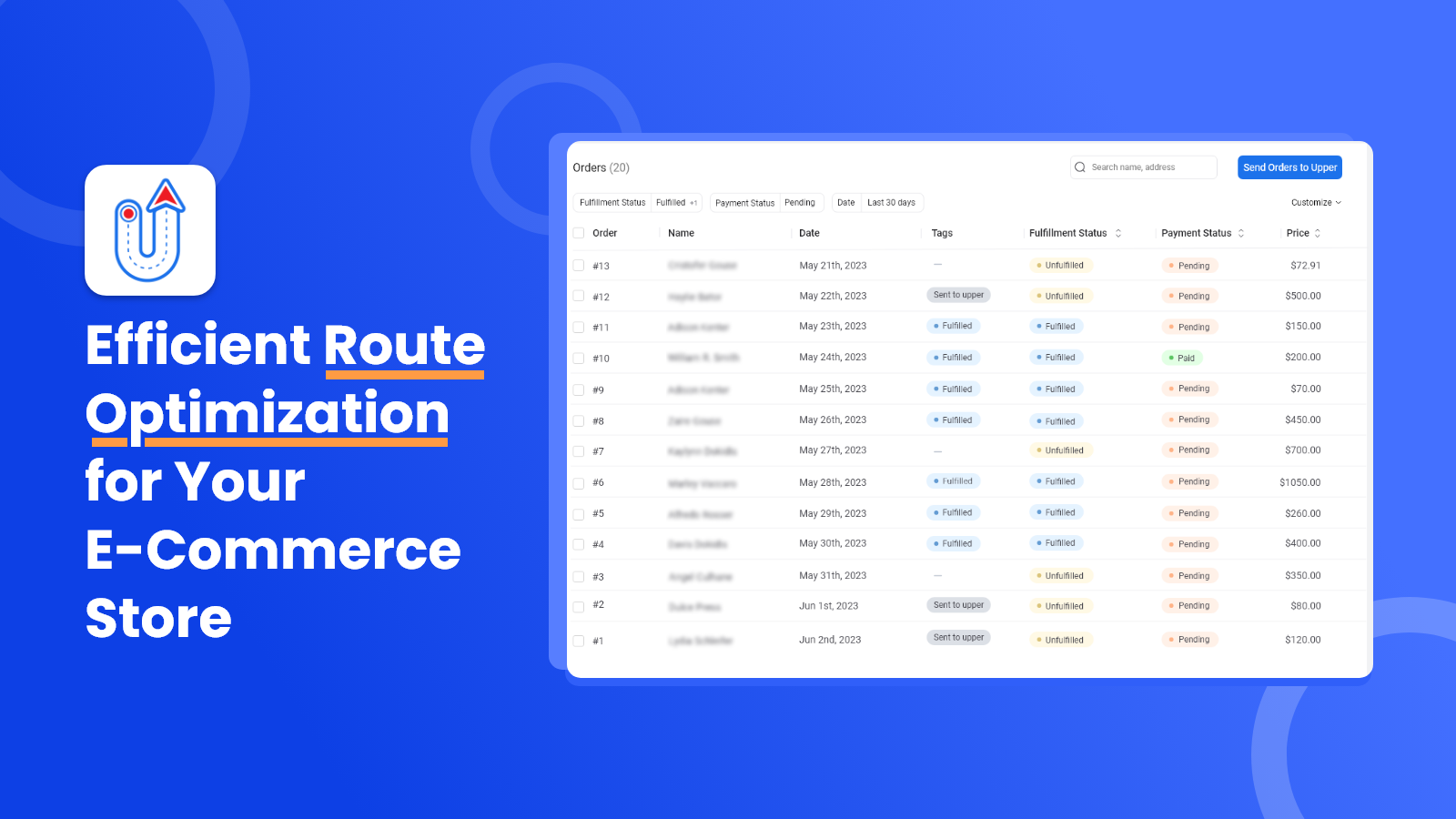 Efficient routes