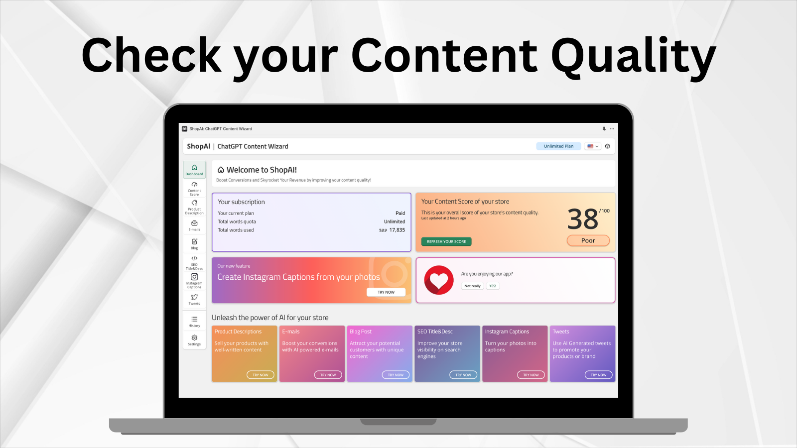 Controleer je Content Score en los het direct op