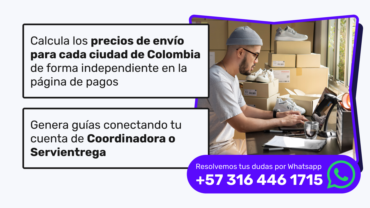 Gestión y entrega de pedidos con Shopify Colombia