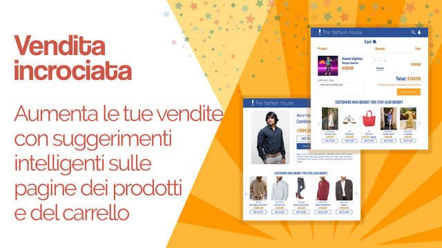 Aumenta le vendite con suggerimenti cross-sell intelligenti