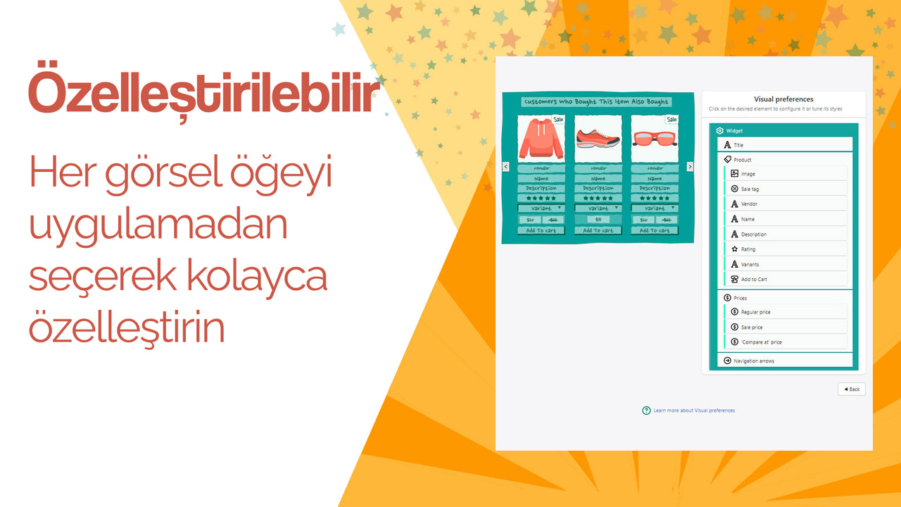 Tüm stilleri ayarlamak için görsel arayüz