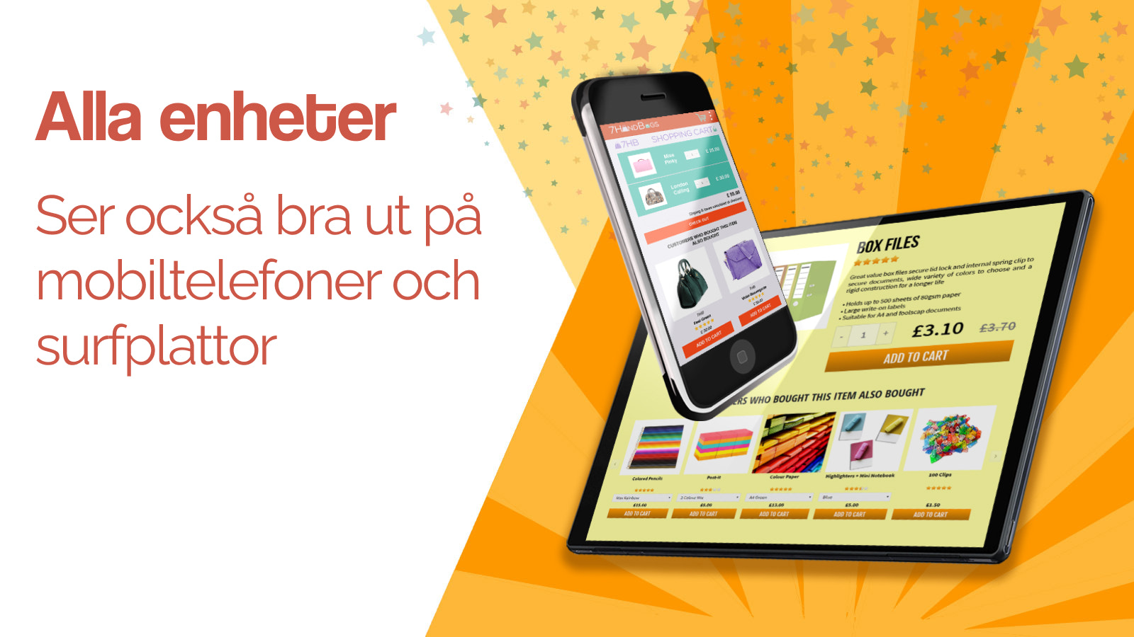 Ser bra ut på alla enheter