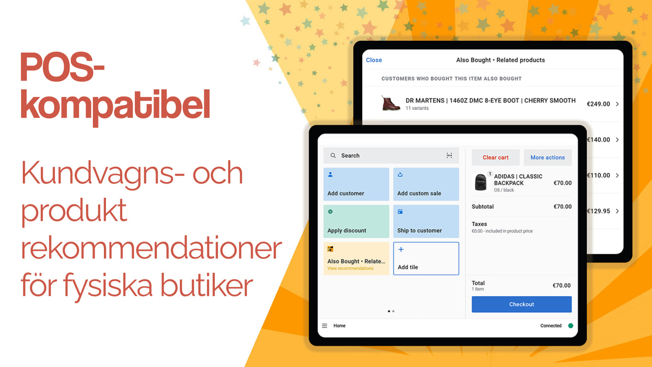 Fungerar med POS (försäljningsställe)
