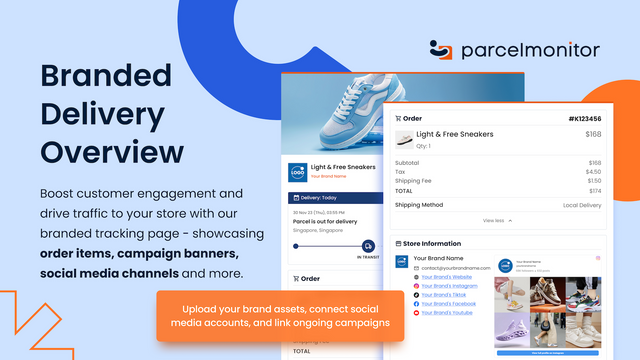 Branded delivery overview, promoting campaigns & social media