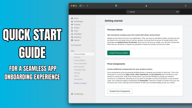 Quick Start Guide for seamless app onboarding experience.