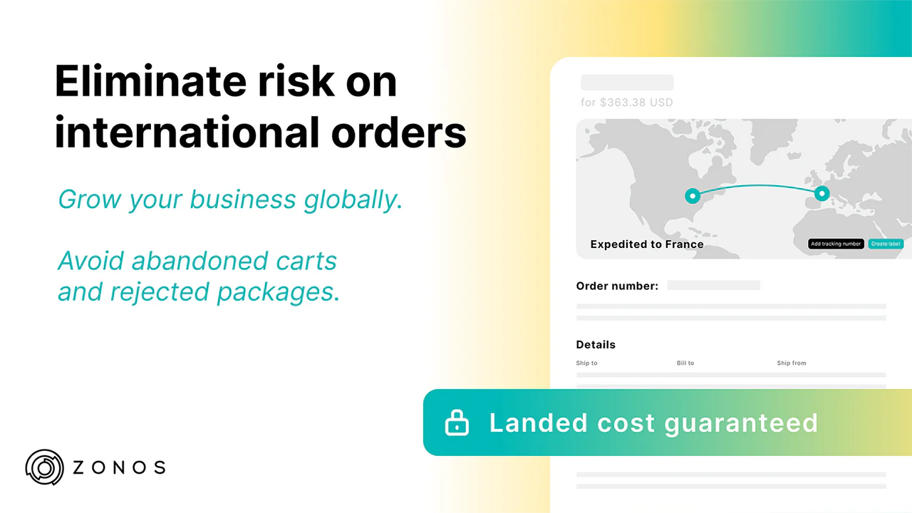 Eliminera risk på internationella beställningar