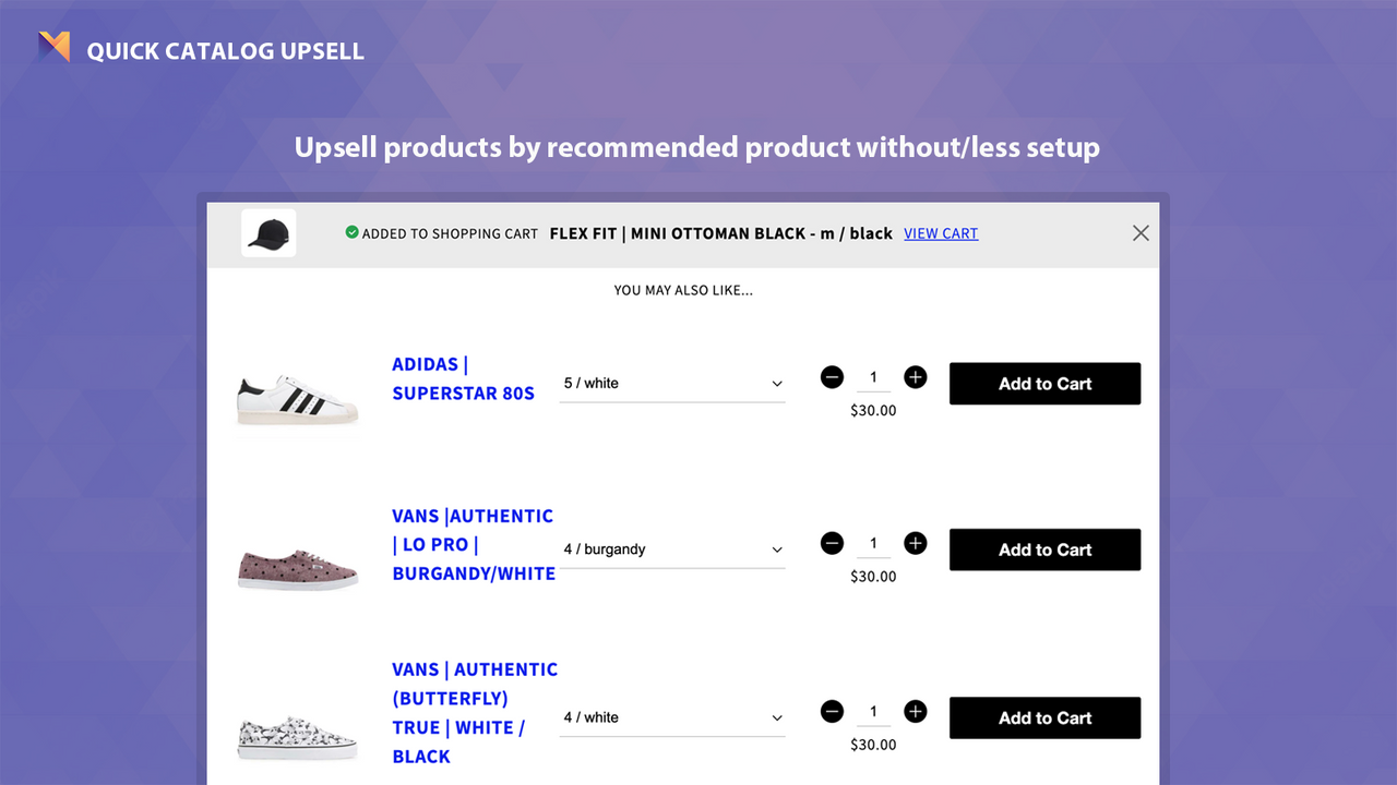 produtos recomendados para upsell