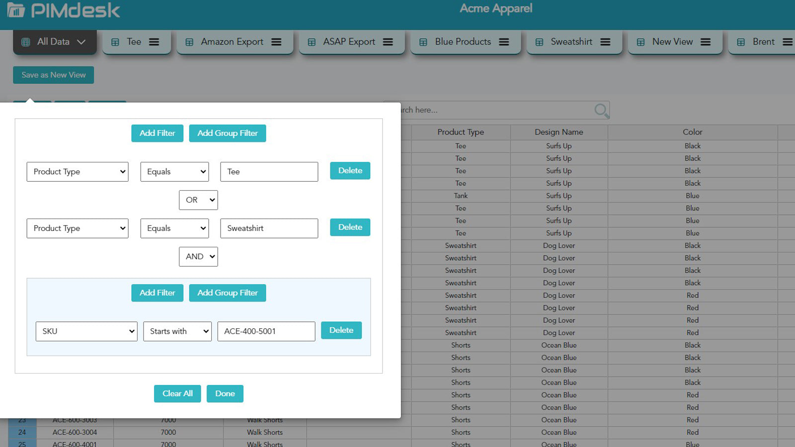 PIMdesk Screenshot