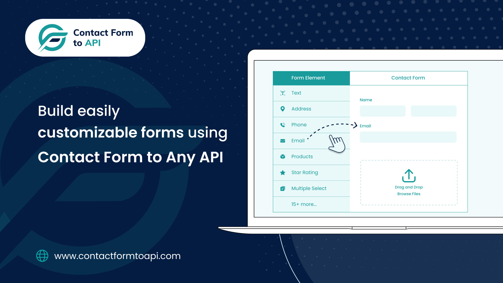 Formulário de contato para qualquer API