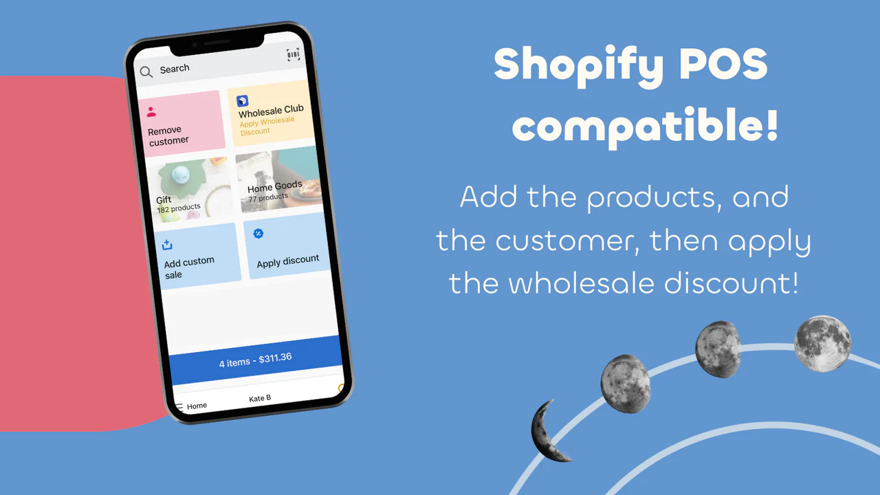 Compatível com Shopify POS!