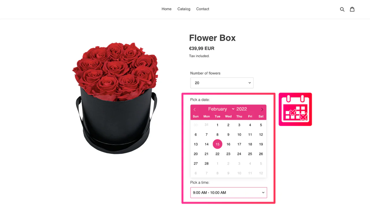 Order Delivery Date Picker, Store Pickups, Timeslots - Bloom