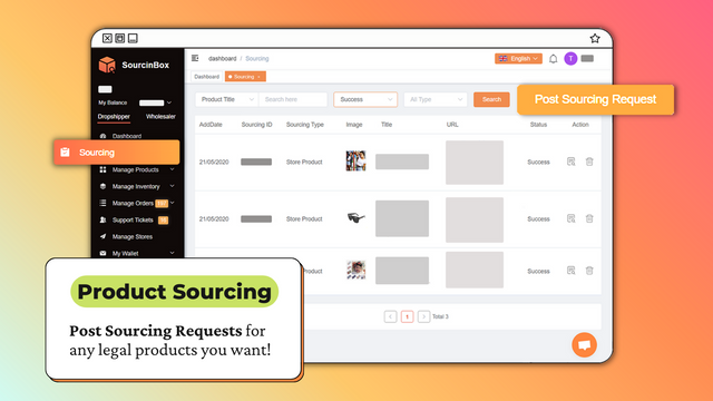 sourcinbox sourcing de productos