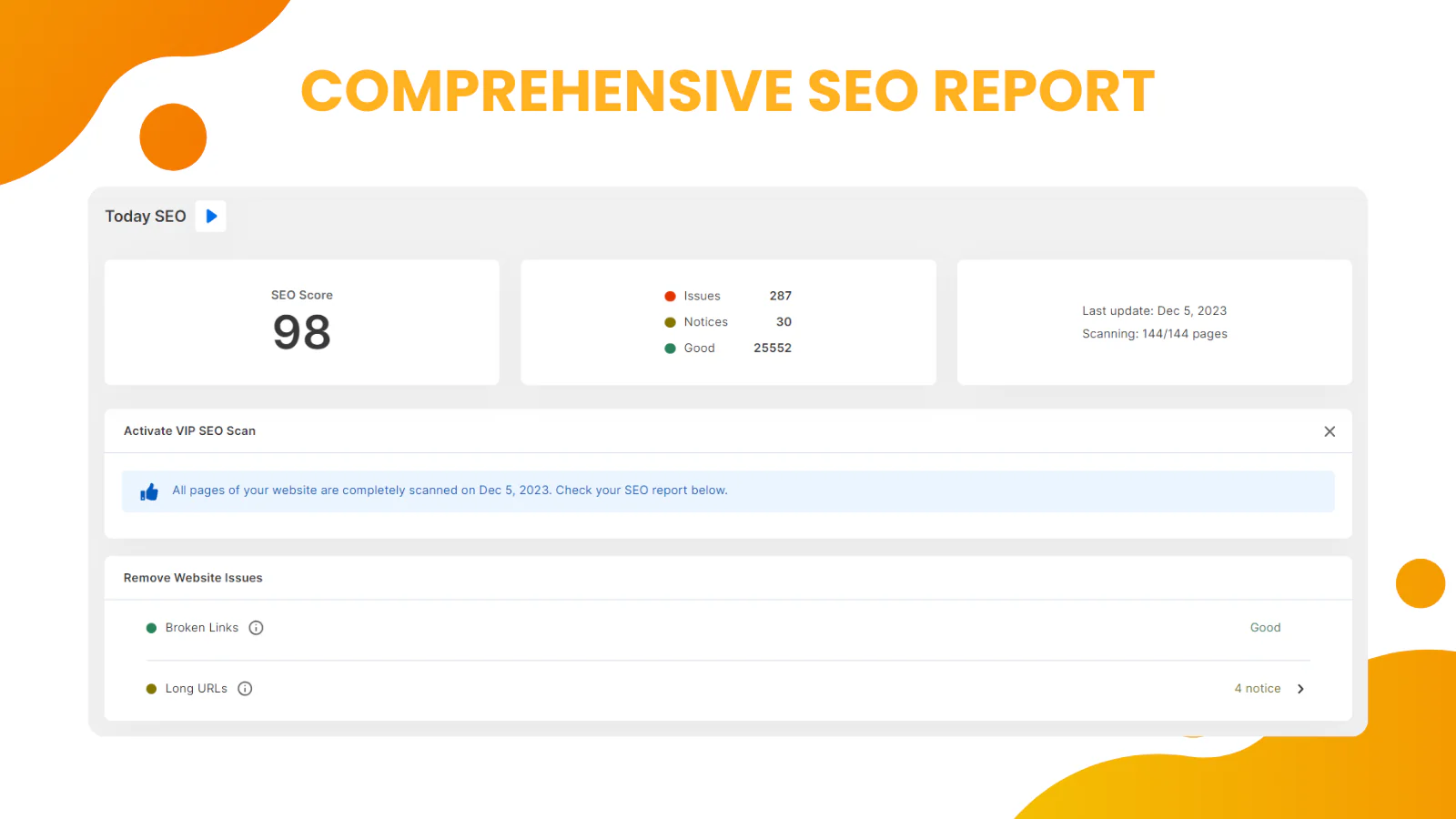 SEO report