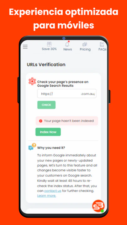 Mobile URL verify