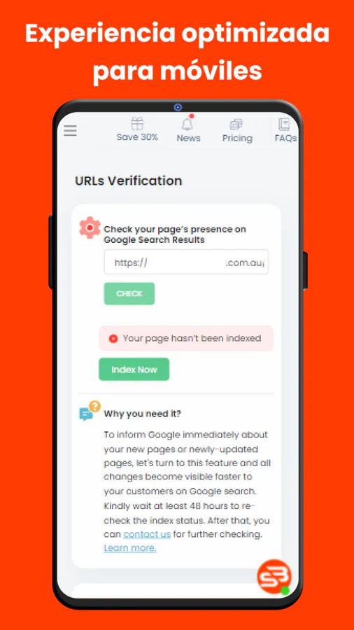 Mobile URL verify