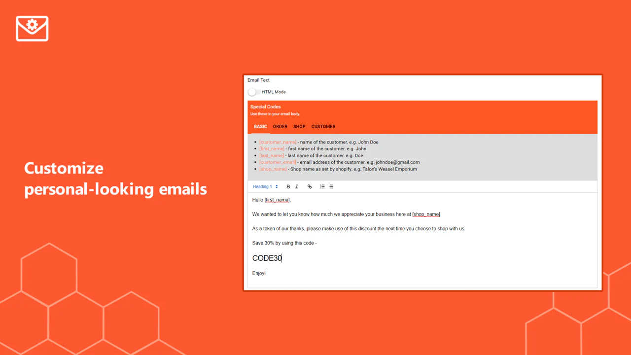 Compose beautiful emails effortlessly