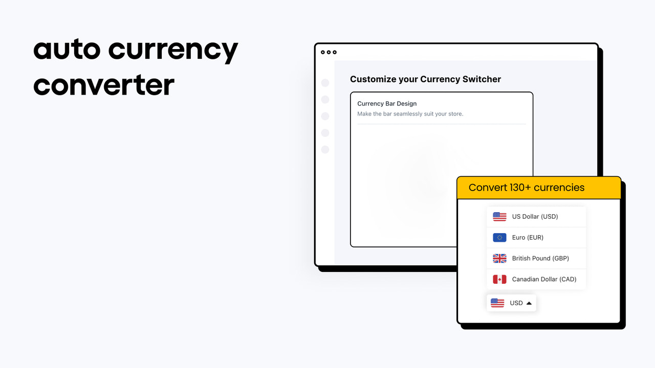 Shopifyアプリの通貨