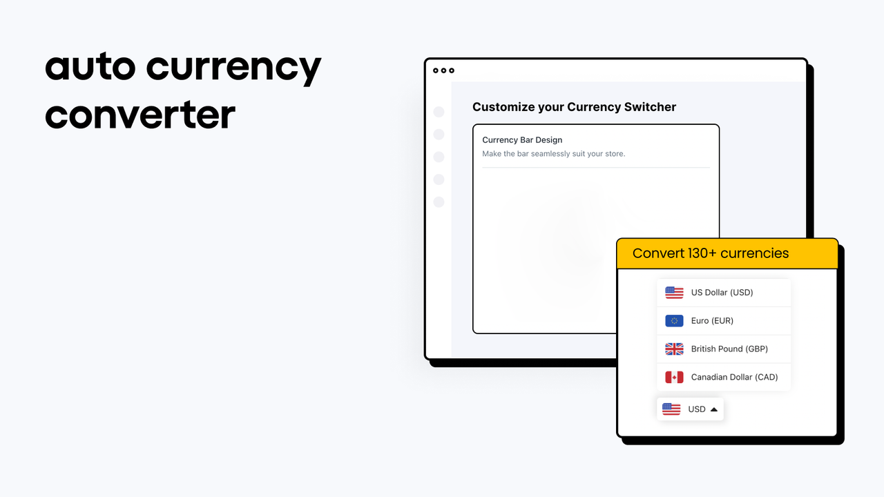 aplicación de moneda de shopify