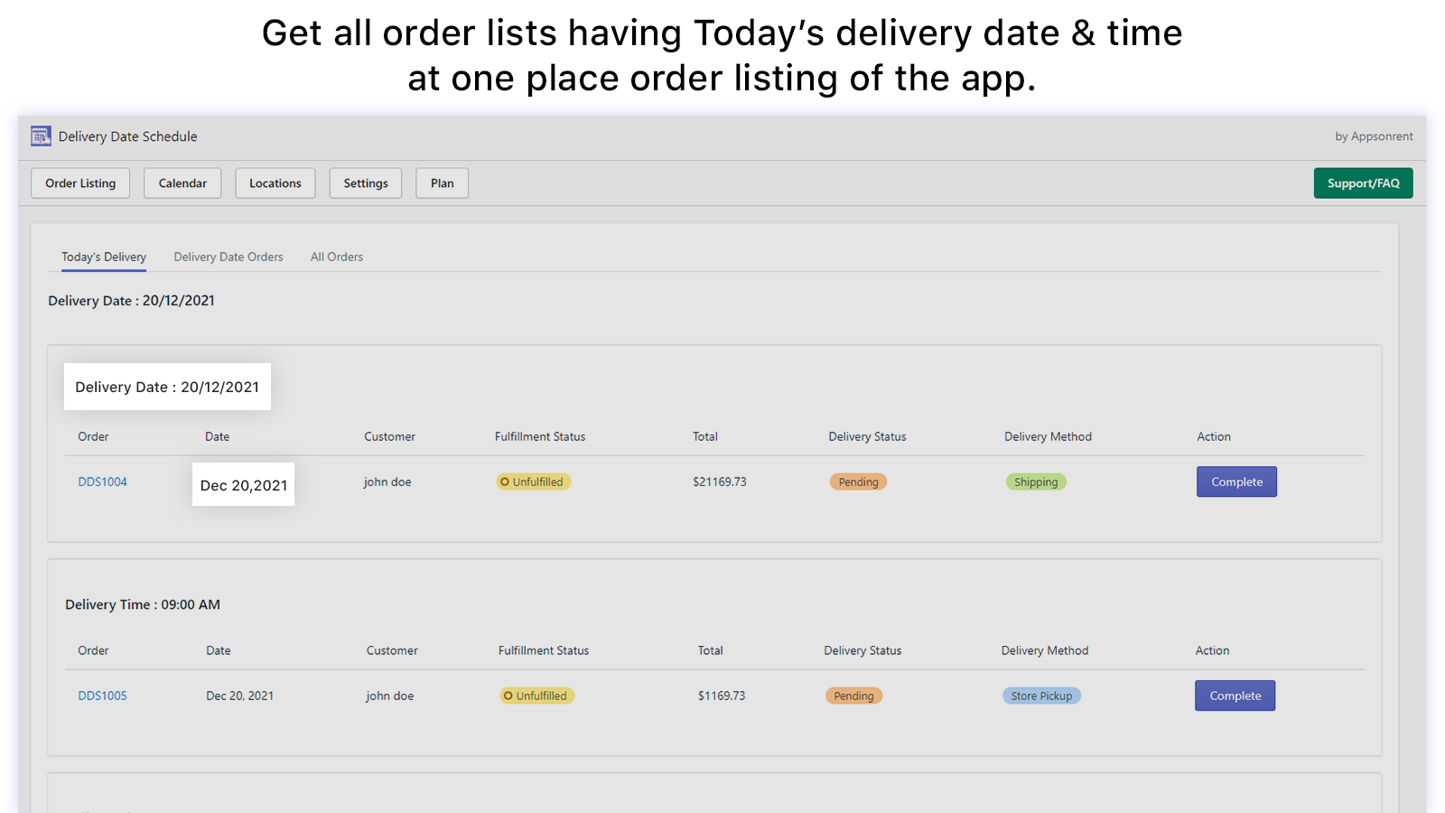 Plex: Delivery Estimation Date - How to Display Estimated Delivery Date and  Time in Shopify