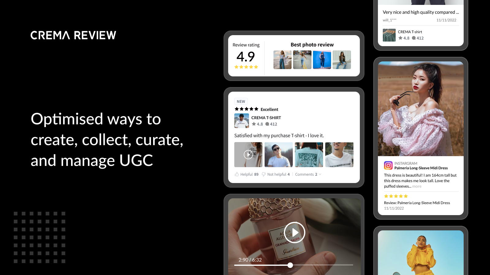 CREMA Product Reviews & UGC Screenshot