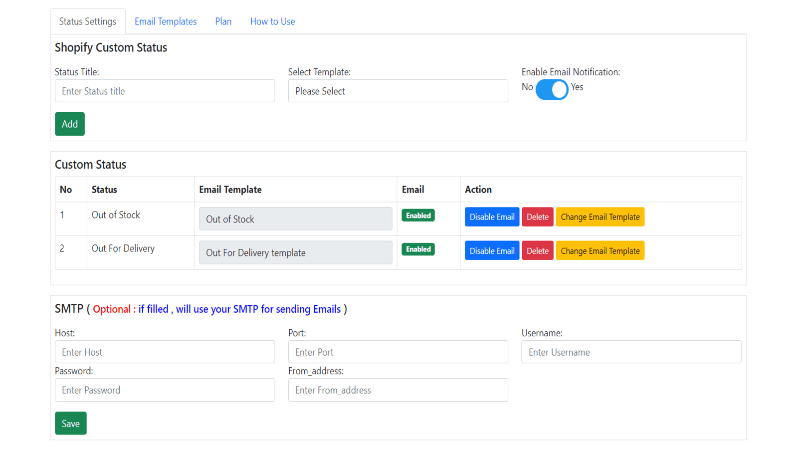 SC Easy Orders Status Manager Screenshot