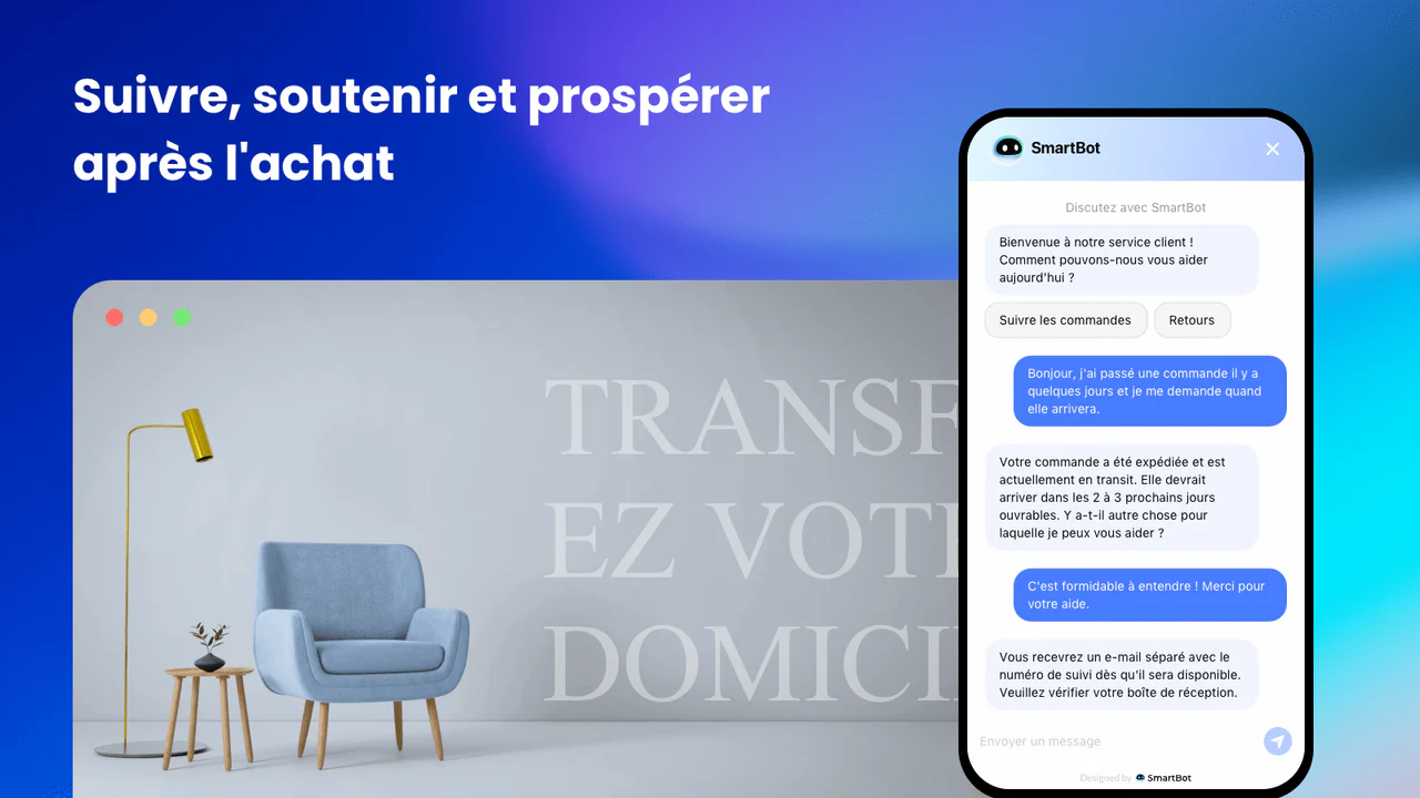 Suivi, support et promotion du développement commercial