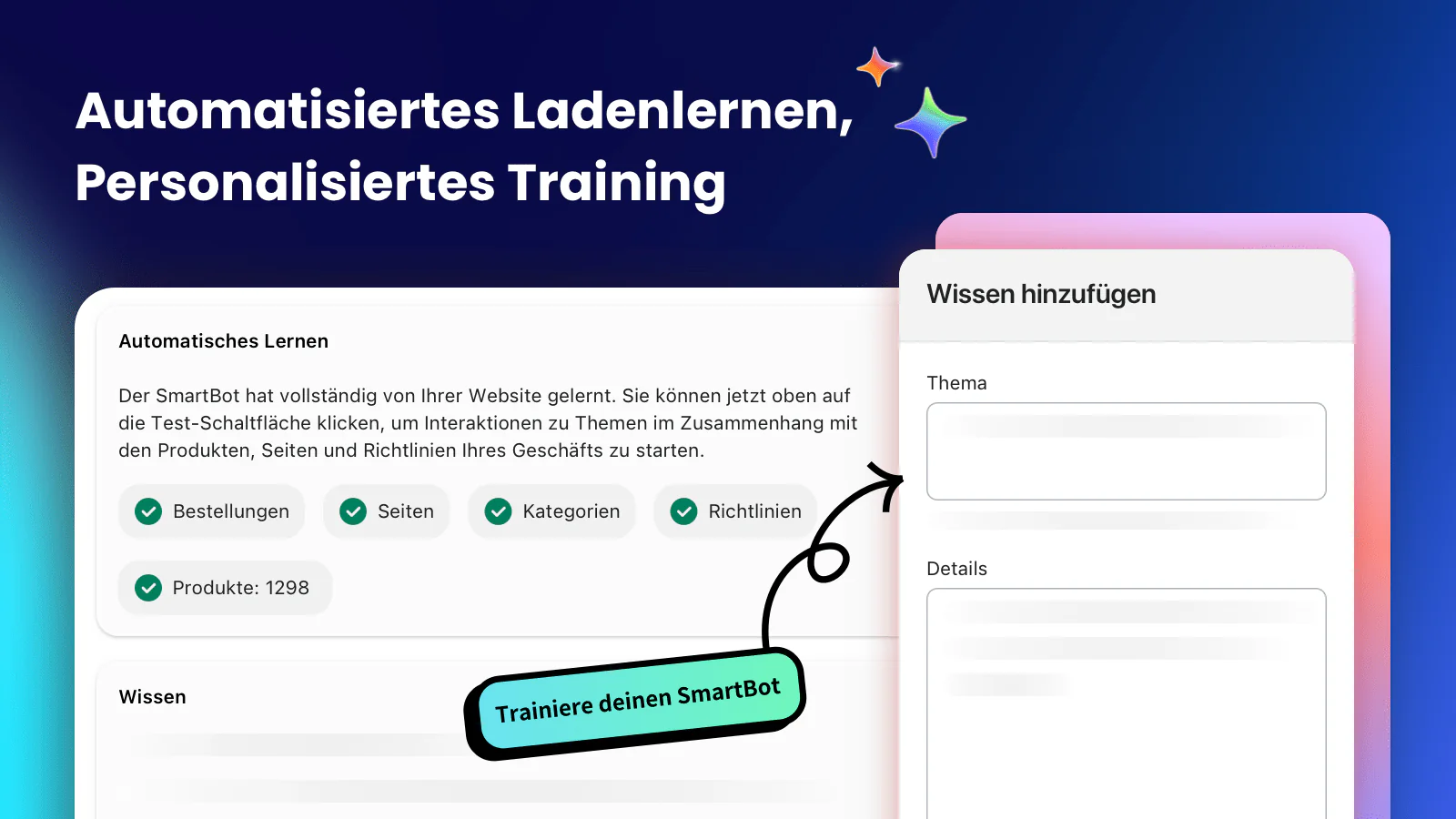 Automatisches Lernen, personalisiertes Training