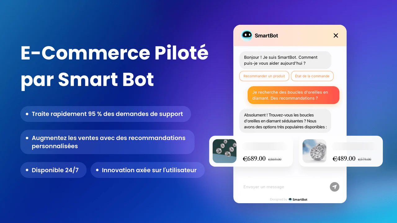 SmartBot, robot intelligent pour stimuler le commerce électroniq