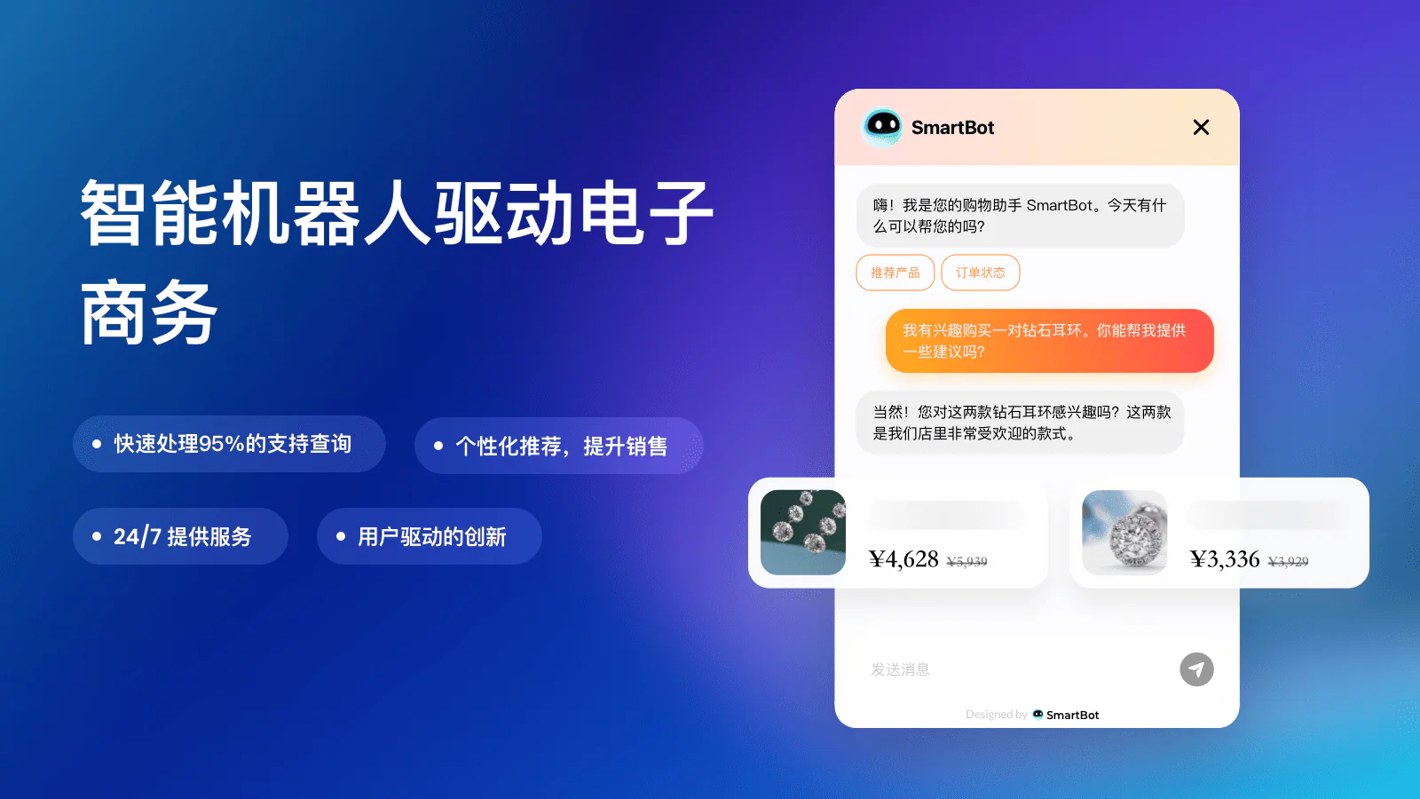 SmartBot，智能机器人驱动电子商务