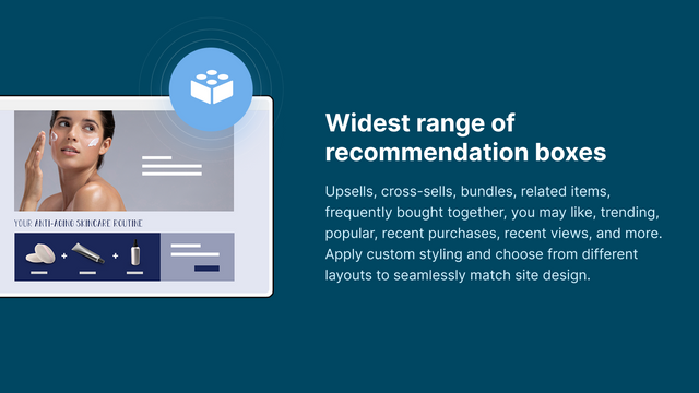 Anpassade rekommendationer - upsell, cross sell, ofta köpt