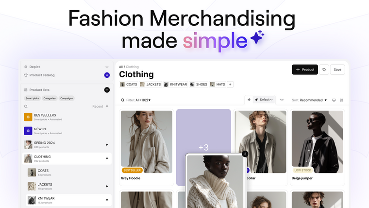 Depict ‑ Fashion Merchandising Screenshot