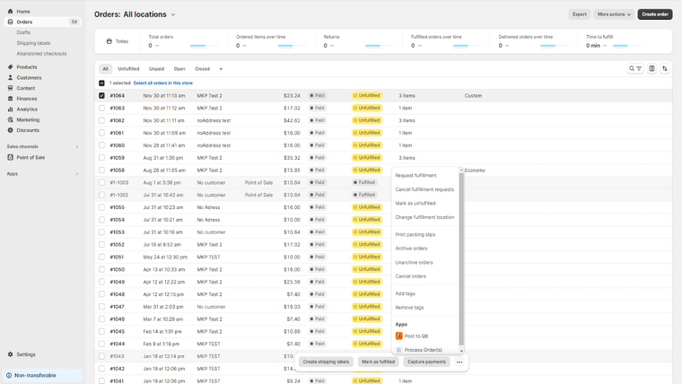 Shoplink Sync for QuickBooks Screenshot