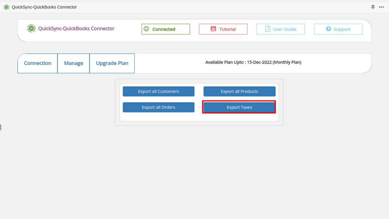 Export Taxes page 