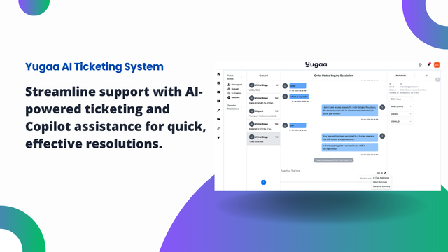 Yugaa AI Ticketing