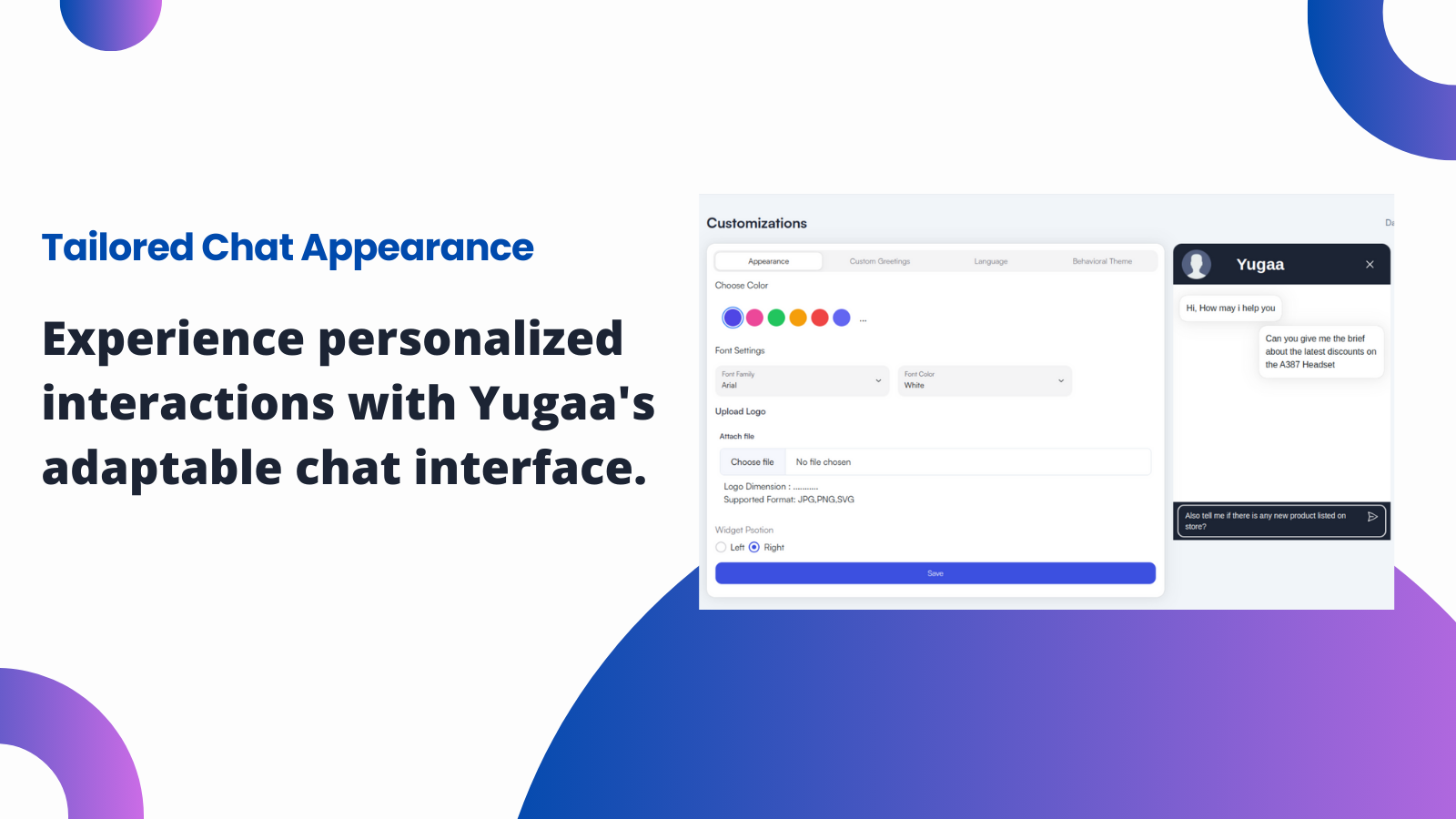 Yugaa ‑ AI Chatbot Screenshot