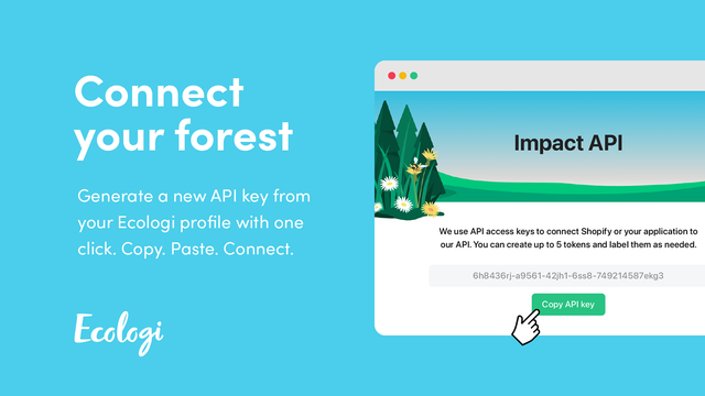Connect Shopify to your Ecologi account