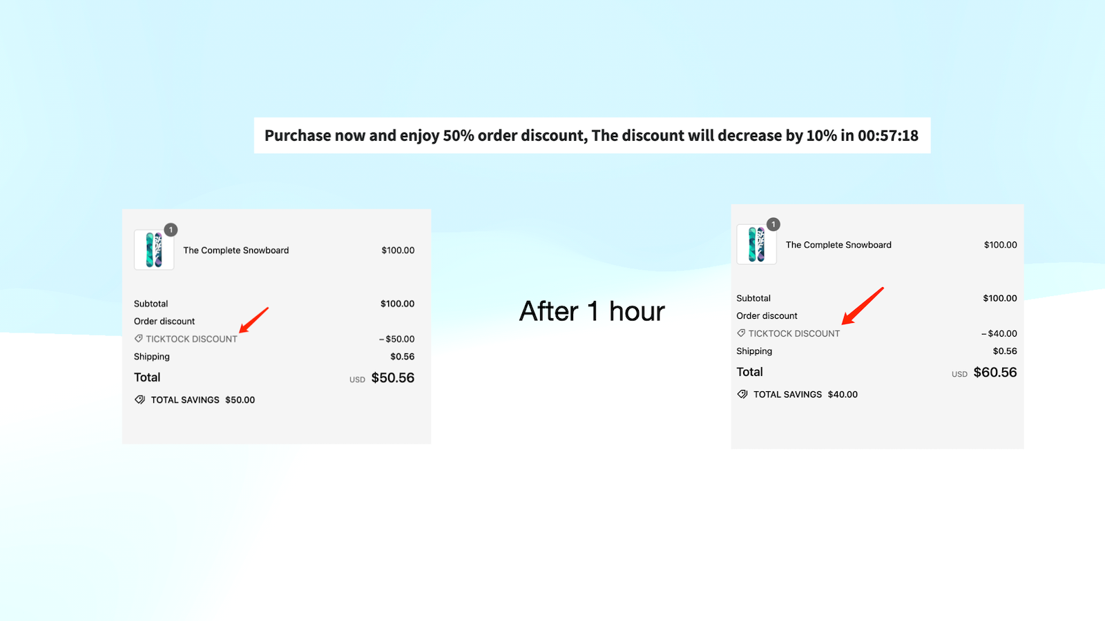 ticktock-discount  feature preview