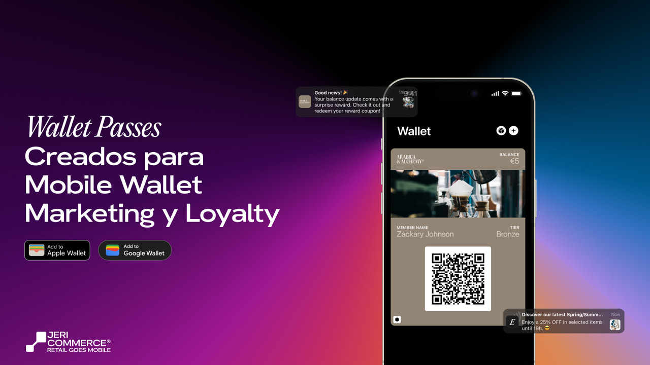 Wallet para Mobile Wallet Marketing y Loyalty Jericoommerce