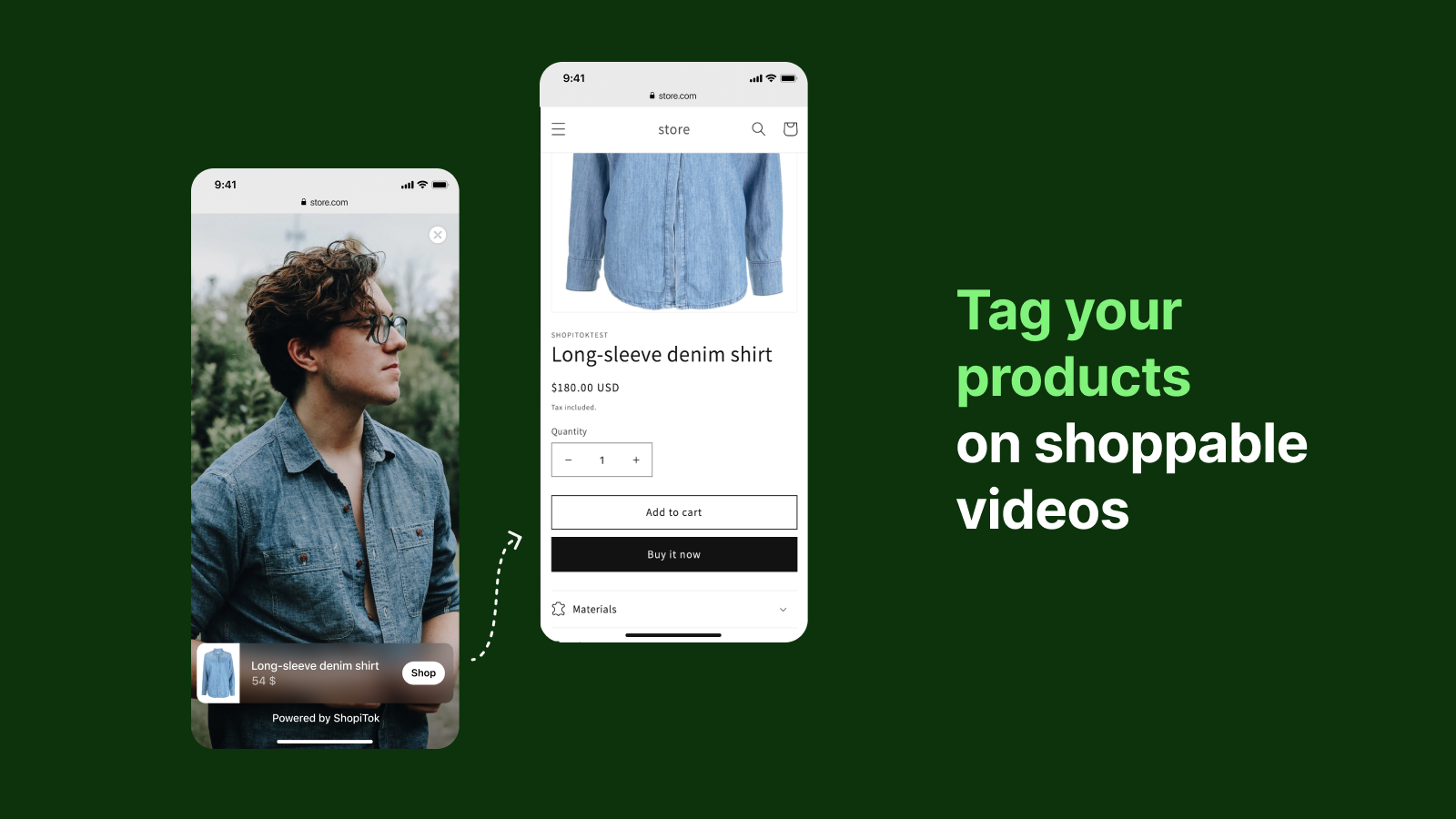 Tag  your products  on shoppable videos