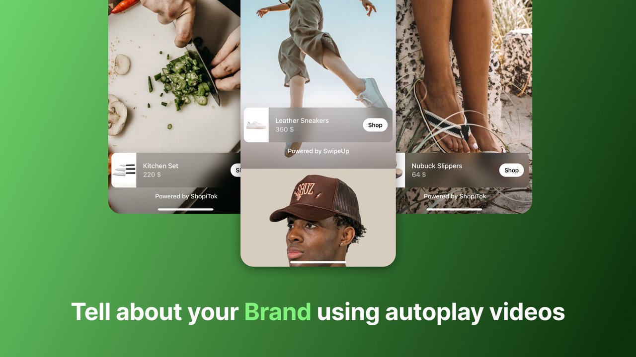 Tell about your Brand using autoplay videos
