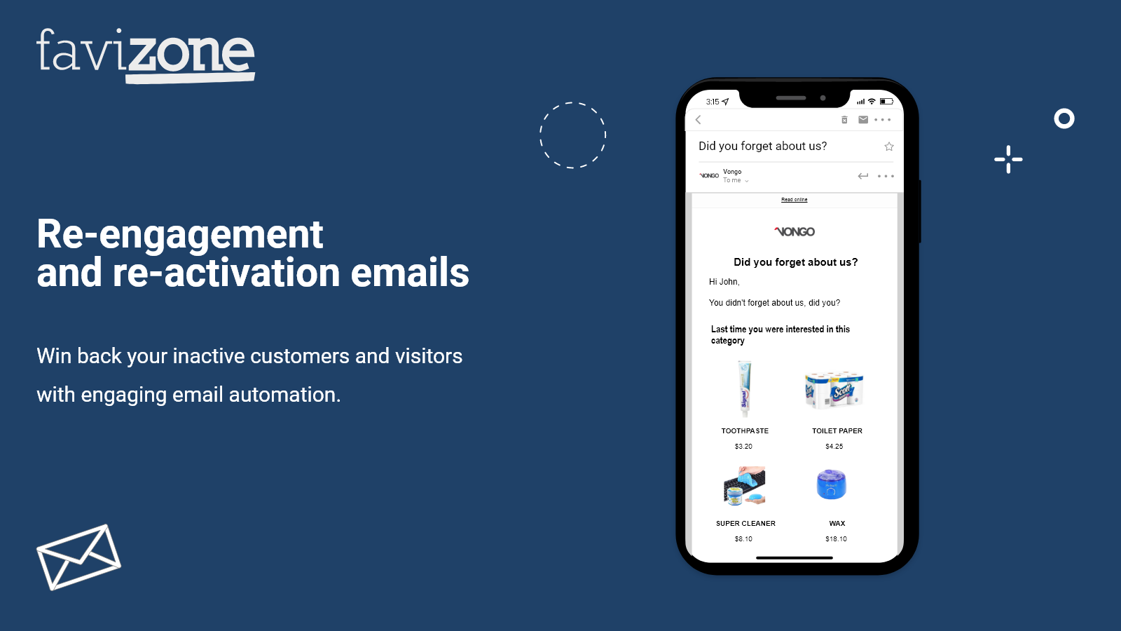 Favizone: Email Marketing Screenshot