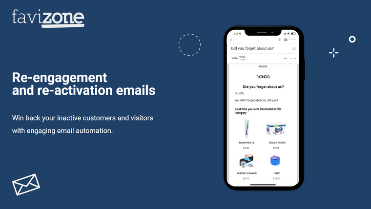 Favizone: Email Marketing Screenshot