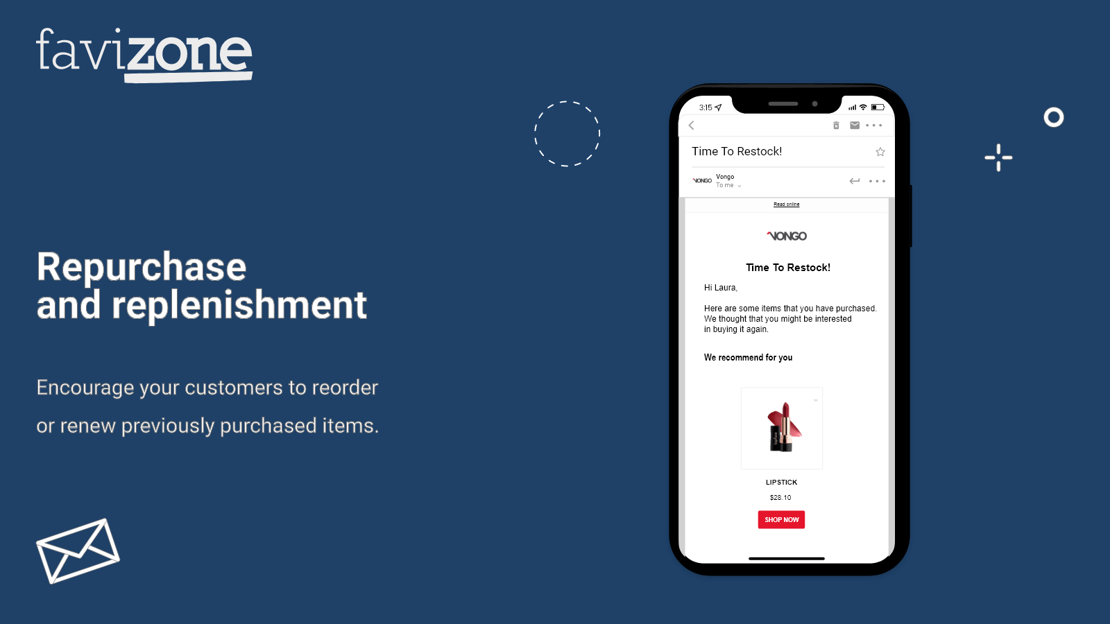 Favizone: Email Marketing Screenshot