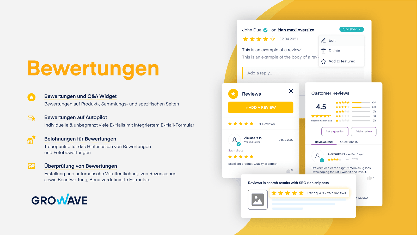 Nutzen Sie Bewertungen, um Konversionen zu verdoppeln